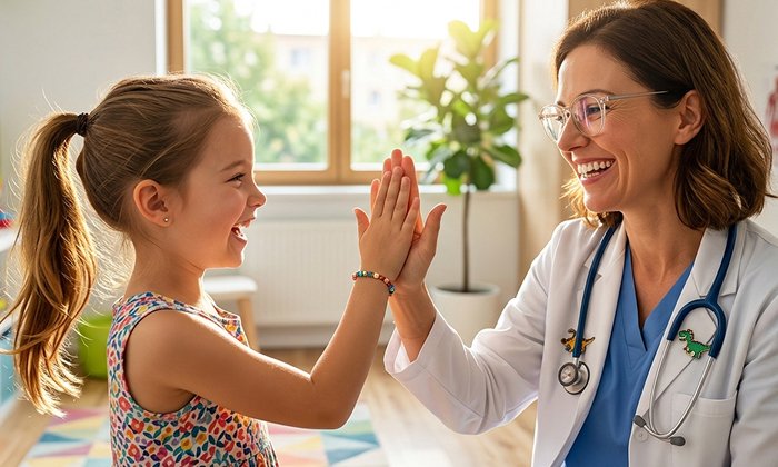 Врач с ребенком